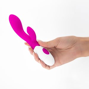 VIBRADOR COM ESTIMULADOR DE CLITÓRIS CHERIE E LUBRIFICANTE À BASE DE ÁGUA INCLUÍDO CRUSHIOUS - Image 5