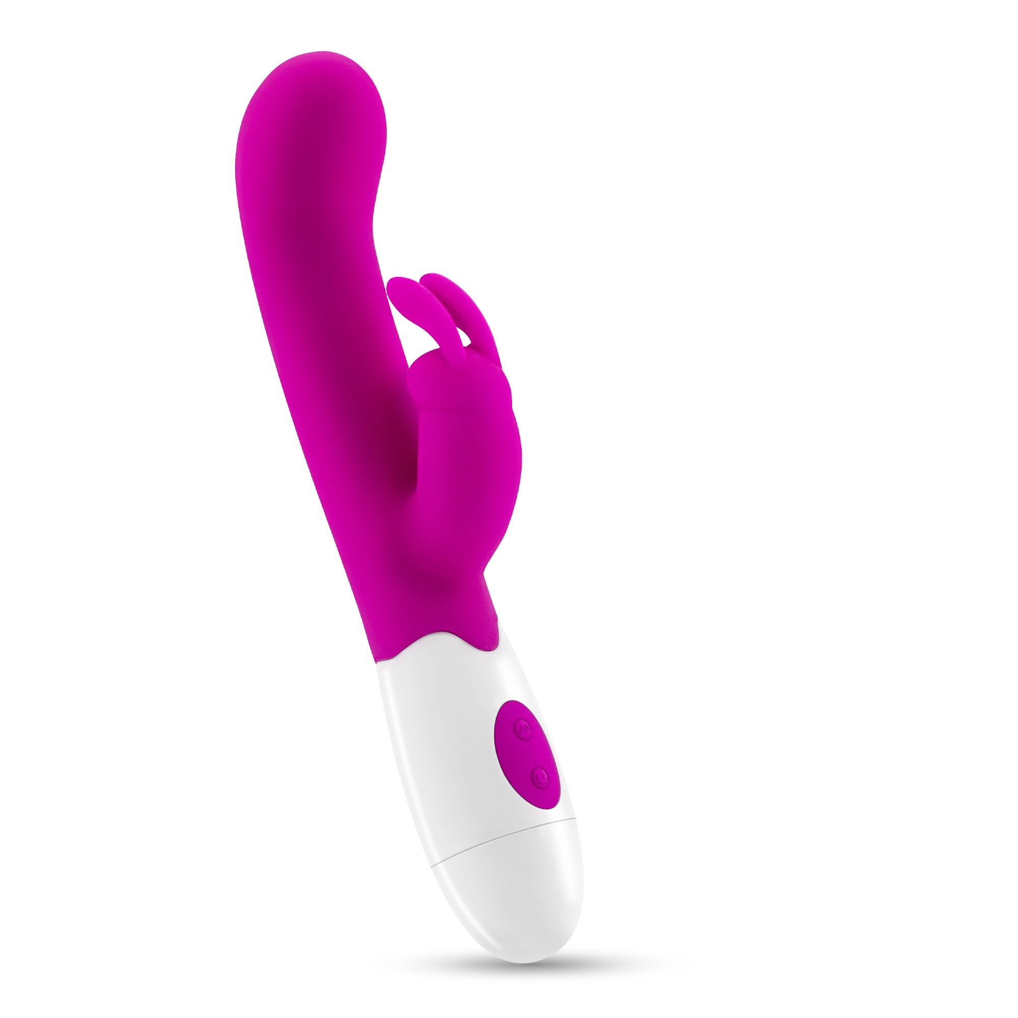 VIBRADOR COM ESTIMULADOR DE CLÍTORIS JIGGLIE (LUBRIFICANTE INCLUÍDO)