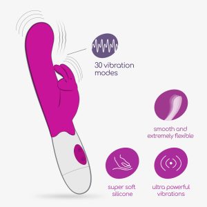 VIBRADOR COM ESTIMULADOR DE CLÍTORIS JIGGLIE (LUBRIFICANTE INCLUÍDO) - Image 6