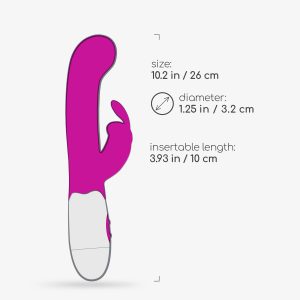 VIBRADOR COM ESTIMULADOR DE CLÍTORIS JIGGLIE (LUBRIFICANTE INCLUÍDO) - Image 8