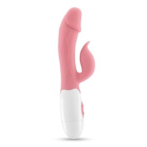 VIBRADOR COM ESTIMULADOR DE CLITÓRIS MOCHI ROSA E LUBRIFICANTE À BASE DE ÁGUA INCLUÍDO CRUSHIOUS - Image 4