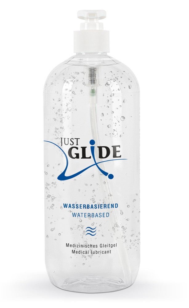 LUBRIFICANTE À BASE DE ÁGUA JUST GLIDE 1000ML