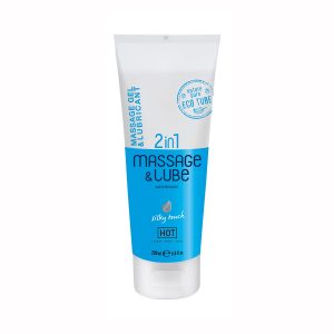 GEL DE MASSAGEM E LUBRIFICANTE 2EM1 À BASE DE ÁGUA SILKY TOUCH HOT™ 200ML - Image 1