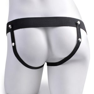 ARNÊS COM DILDO OCO RECARREGÁVEL 6" HOLLOW RECHARGEABLE STRAP-ON COM COMANDO FETISH FANTASY SERIES - Image 4