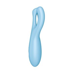 VIBRADOR THREESOME 4 COM APP SATISFYER AZUL - Image 3