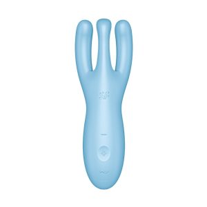 VIBRADOR THREESOME 4 COM APP SATISFYER AZUL - Image 4