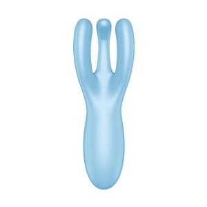 VIBRADOR THREESOME 4 COM APP SATISFYER AZUL - Image 5