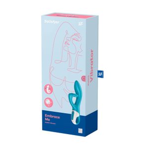 VIBRADOR EMBRACE ME SATISFYER TURQUESA - Image 6