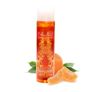 ÓLEO DE MASSAGEM COM EFEITO CALOR TANGERINA HOT OIL NUEI 100ML - Image 3