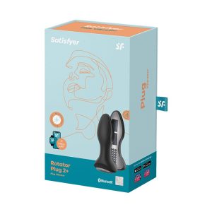 PLUG VIBRATÓRIO ROTATOR PLUG 2+ COM APP SATISFYER PRETO - Image 2