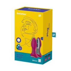 PLUG VIBRATÓRIO ROTATOR PLUG 2+ COM APP SATISFYER FUSCIA - Image 2