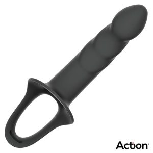 ARNÊS COM DILDO OCO ACTION BLACK L | TAMANHO L - Image 5