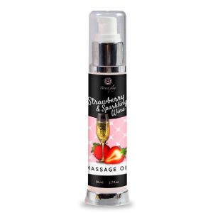 ÓLEO DE MASSAGEM MORANGO CHAMPANHE SECRET PLAY 50ML - Image 2