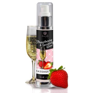 ÓLEO DE MASSAGEM MORANGO CHAMPANHE SECRET PLAY 50ML - Image 4
