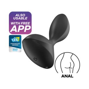 PLUG ANAL SWEET SEAL PRETO SATISFYER - Image 1