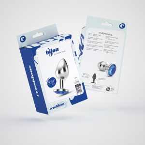 PLUG ANAL JOIA BIJOU AZUL GRANDE CRUSHIOUS COM BOLSA AVELUDADA GRÁTIS - Image 7