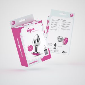 PLUG ANAL JOIA BIJOU ROSA GRANDE CRUSHIOUS COM BOLSA AVELUDADA GRÁTIS - Image 7