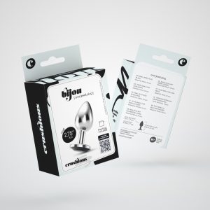 PLUG ANAL JOIA BIJOU PRETO PEQUENO CRUSHIOUS COM BOLSA AVELUDADA GRÁTIS - Image 7