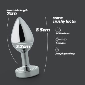 BOREALIS PLUG ANAL MÉDIO COM LED CRUSHIOUS - Image 8