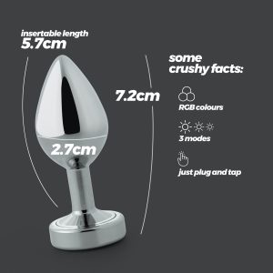 BOREALIS PLUG ANAL PEQUENO COM LED CRUSHIOUS - Image 8
