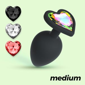 CUORE PLUG ANAL MÉDIO COM 4 JOIAS INTERCAMBIÁVEIS CRUSHIOUS - Image 11