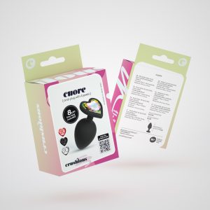 CUORE PLUG ANAL MÉDIO COM 4 JOIAS INTERCAMBIÁVEIS CRUSHIOUS - Image 10