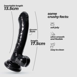 HUDINI DILDO ANAL JELLY PRETO CRUSHIOUS - Image 8