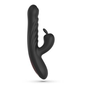 LAPIN VIBRADOR RECARREGÁVEL RABBIT COM IMPULSO PRETO CRUSHIOUS - Image 1