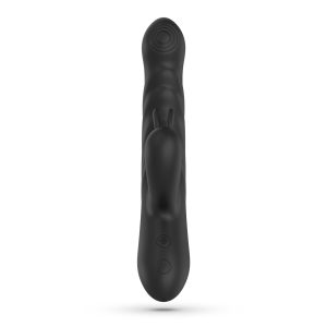 LAPIN VIBRADOR RECARREGÁVEL RABBIT COM IMPULSO PRETO CRUSHIOUS - Image 5