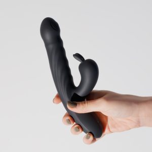 LAPIN VIBRADOR RECARREGÁVEL RABBIT COM IMPULSO PRETO CRUSHIOUS - Image 10
