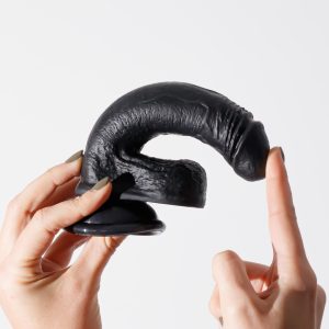 DILDO DE SILICONE LÍQUIDO INVIKTUS 7 CRUSHIOUS PRETO - Image 7