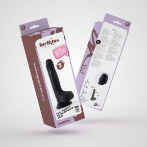 DILDO DE SILICONE LÍQUIDO INVIKTUS 7 CRUSHIOUS PRETO - Image 9