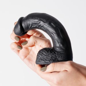 DILDO DE SILICONE LÍQUIDO INVIKTUS 8 CRUSHIOUS PRETO - Image 7