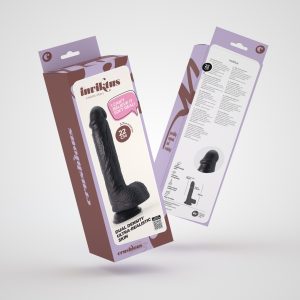DILDO DE SILICONE LÍQUIDO INVIKTUS 8 CRUSHIOUS PRETO - Image 9