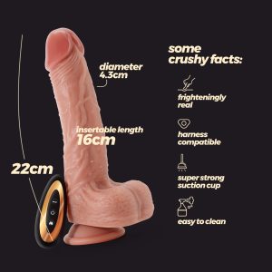 VIBRADOR DE SILICONE LÍQUIDO INVIKTUS VIBE 8,5 CRUSHIOUS PELE - Image 9