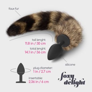 PLUG ANAL COM CAUDA FOXY DELIGHT SILICONE CRUSHIOUS - Image 6