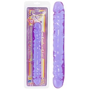 DILDO DUPLO JR. DOUBLE DONG 12'' ROXO - Image 2