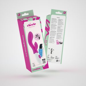 VIBRADOR COM ESTIMULADOR DE CLITÓRIS CHERIE E LUBRIFICANTE À BASE DE ÁGUA INCLUÍDO CRUSHIOUS - Image 11