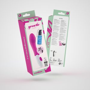 VIBRADOR GROWLIE COM LUBRIFICANTE À BASE DE ÁGUA INCLUÍDO CRUSHIOUS - Image 11