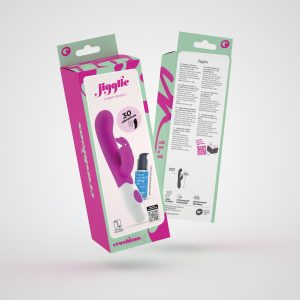 VIBRADOR COM ESTIMULADOR DE CLÍTORIS JIGGLIE (LUBRIFICANTE INCLUÍDO) - Image 11