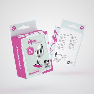 PLUG ANAL JOIA BIJOU ROSA MÉDIO CRUSHIOUS COM BOLSA AVELUDADA GRÁTIS - Image 7