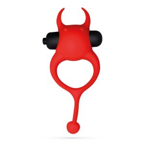 DAEMON ANEL PARA O PÉNIS COM VIBRAÇÃO VERMELHO CRUSHIOUS - Image 1