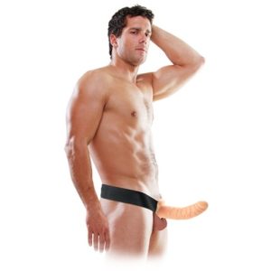 STRAP-ON OCO 8'' HOLLOW FETISH FANTASY SERIES BRANCO - Image 1