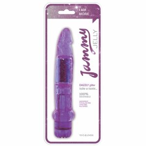 VIBRADOR JAMMY JELLY DAZZLY GLITTER - Image 2