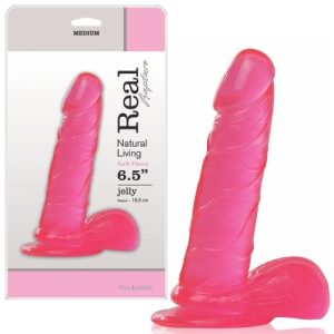 DILDO REAL RAPTURE EARTH FLAVOUR 6.5'' ROSA - Image 2