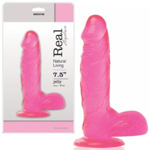 DILDO REAL RAPTURE EARTH FLAVOUR 7.5'' ROSA - Image 2