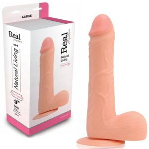 DILDO REALÍSTICO REAL RAPTURE FIRE PASSION 9'' BRANCO - Image 2