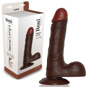 DILDO REALÍSTICO REAL RAPTURE FIRE PASSION 8'' NEGRO - Image 2