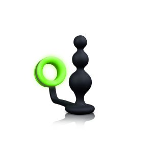 OUCH! - PLUG ANAL COM COCKRING - GLOW IN THE DARK