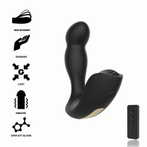 MASSAJADOR ANAL WAVE COM COMANDO